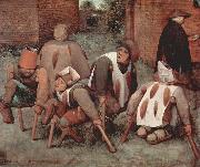 Pieter Bruegel the Elder Die Kruppel painting